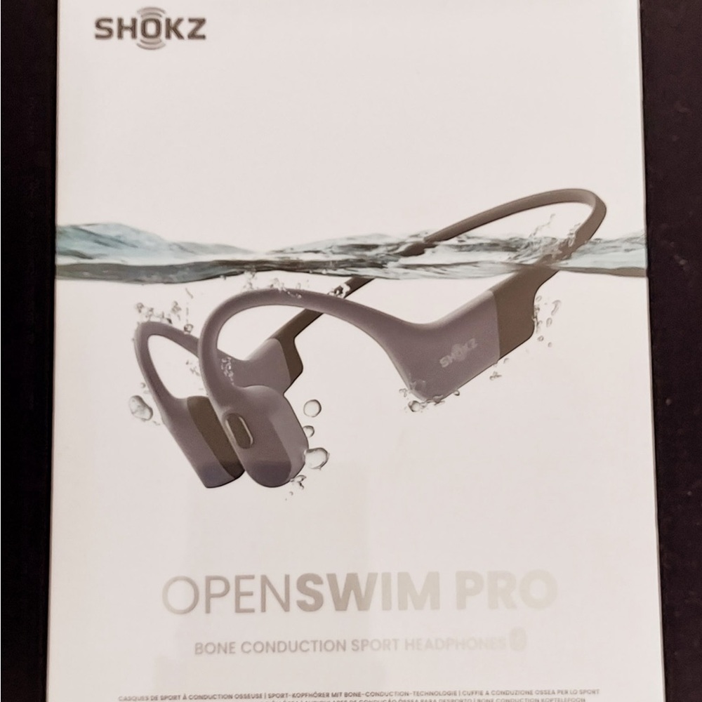 Openswim Pro Black Bone Conduction Headphones - Picture 2 of 2